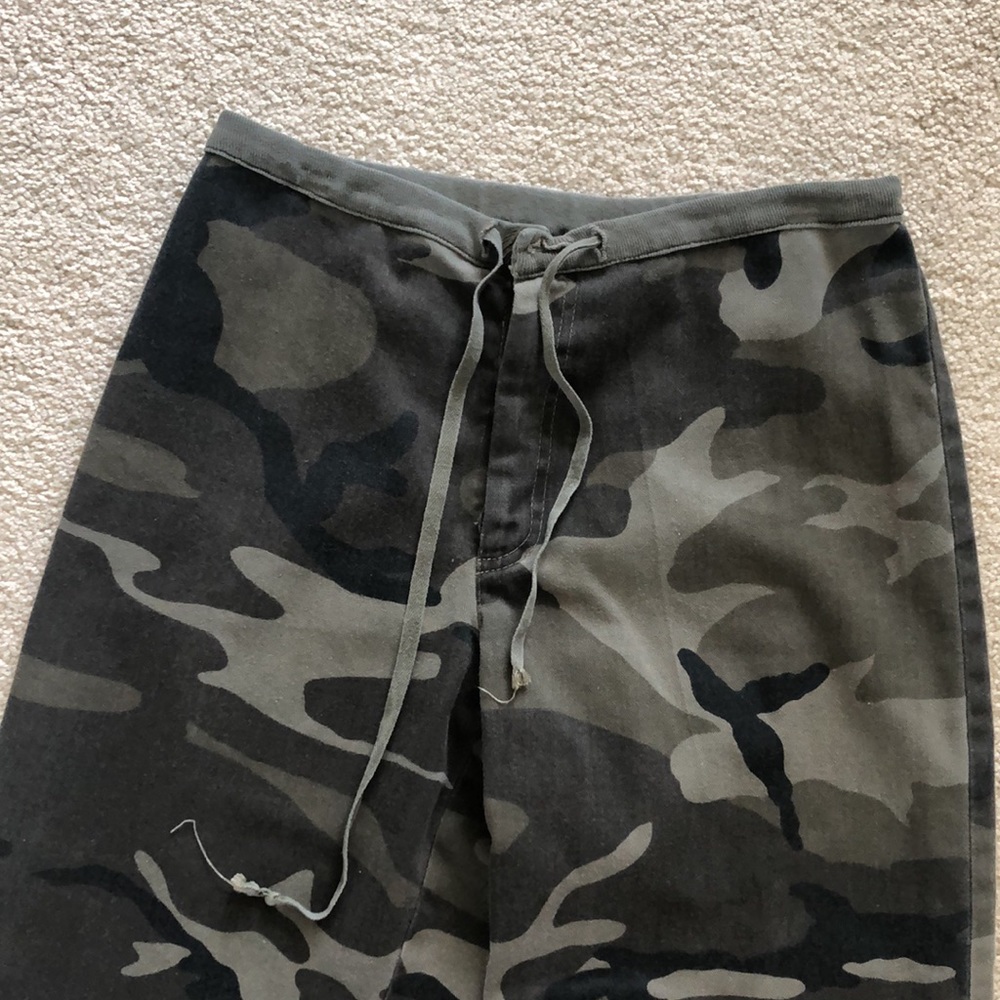 Cropped Cargo Lounge Pants